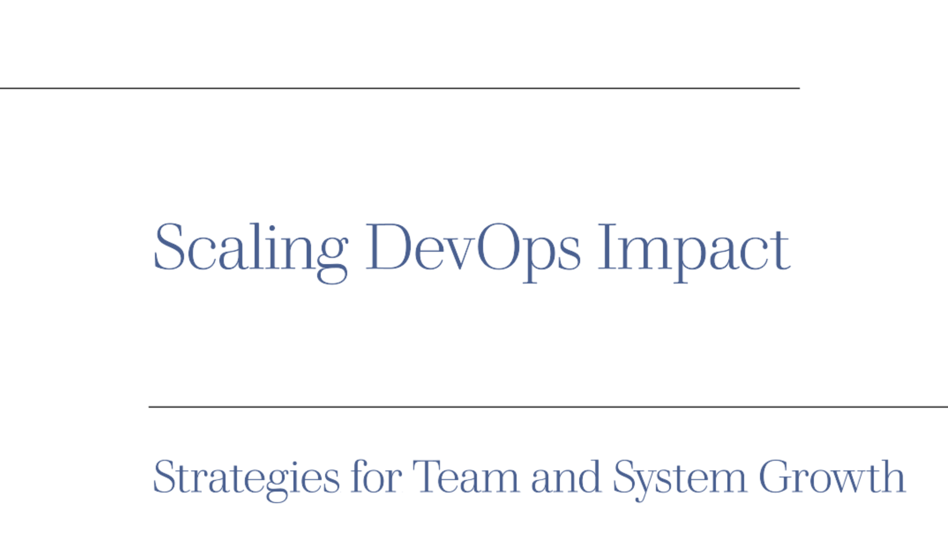 Scaling DevOps Impact - DevOps Oasis